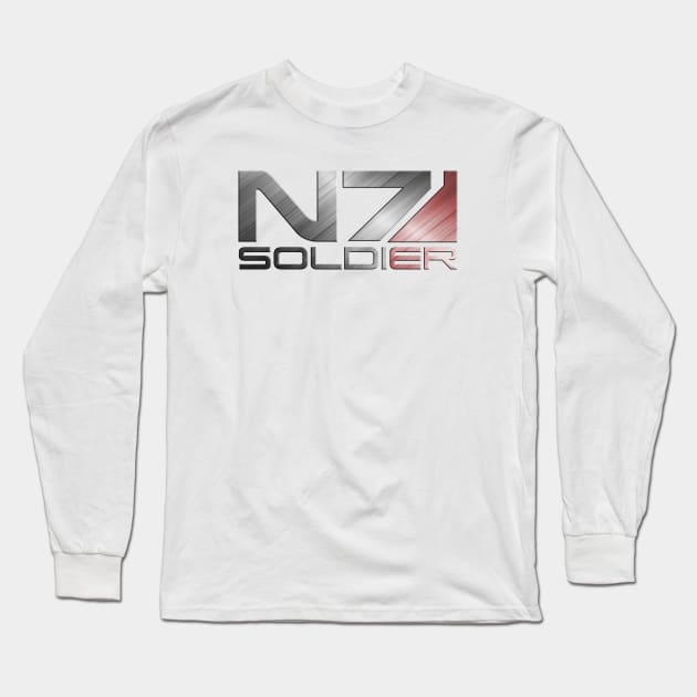 Metal Soldier Long Sleeve T-Shirt by Draygin82